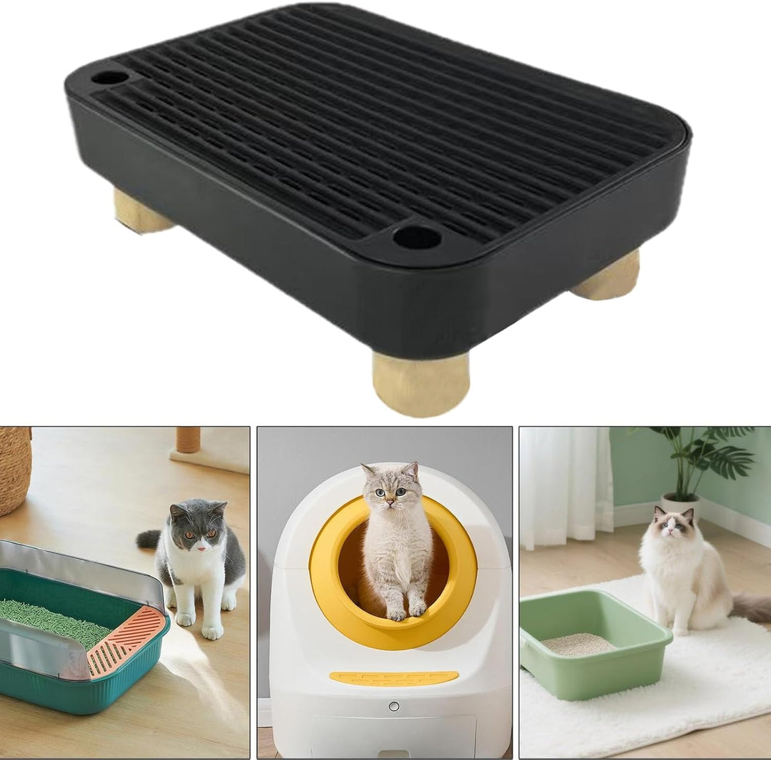 Katzenrampe Für Katzentoilette | Stufe Für Ältere Katzen Mit Filterfunktion | rutschfeste Kätzchen K