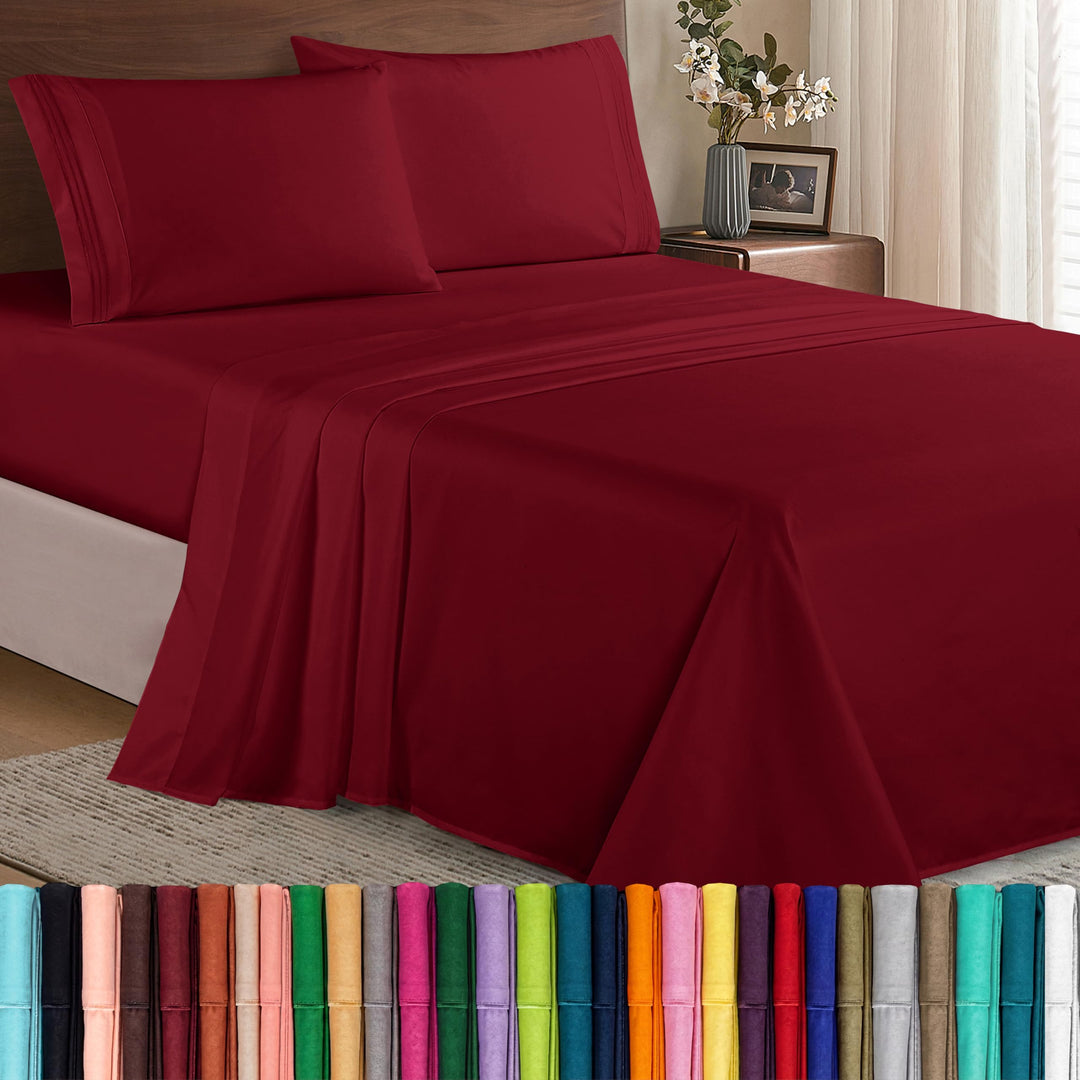Elegant Comfort Bettwäsche-Set, luxuriös, weich, Fadenzahl 1500, ägyptische Qualität, Knitter- und l