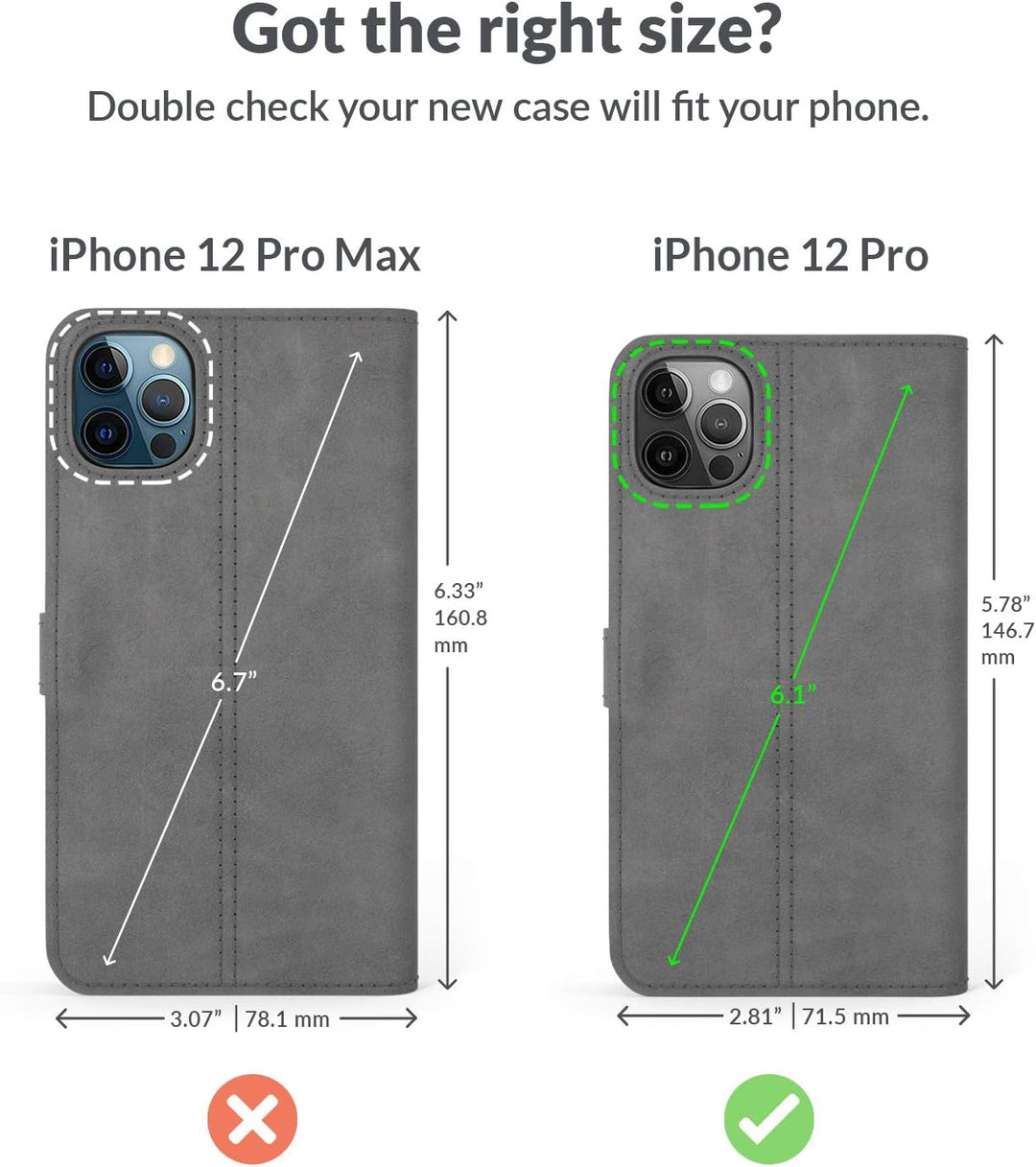Snakehive iPhone 12 Pro Schutzhülle/Klapphülle echt Lederhülle mit Standfunktion, Handmade in Europa