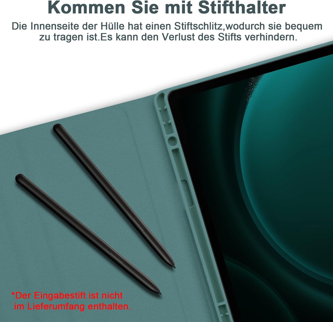 Bettdow für Samsung Galaxy Tab S10 Lite/S10 FE 10.9" 2025 Tastatur Hülle, Deutsch QWERTZ Layout Abne