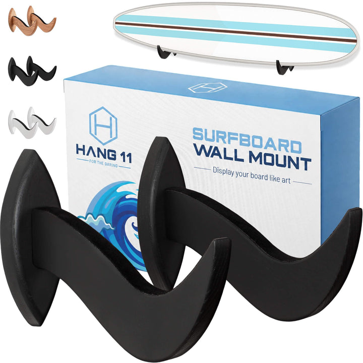 Hang 11 Surfbrett-Wandhalterung - Aufhänger für Surfboard Snowboard Longboard Wakeboard Kiteboard, s