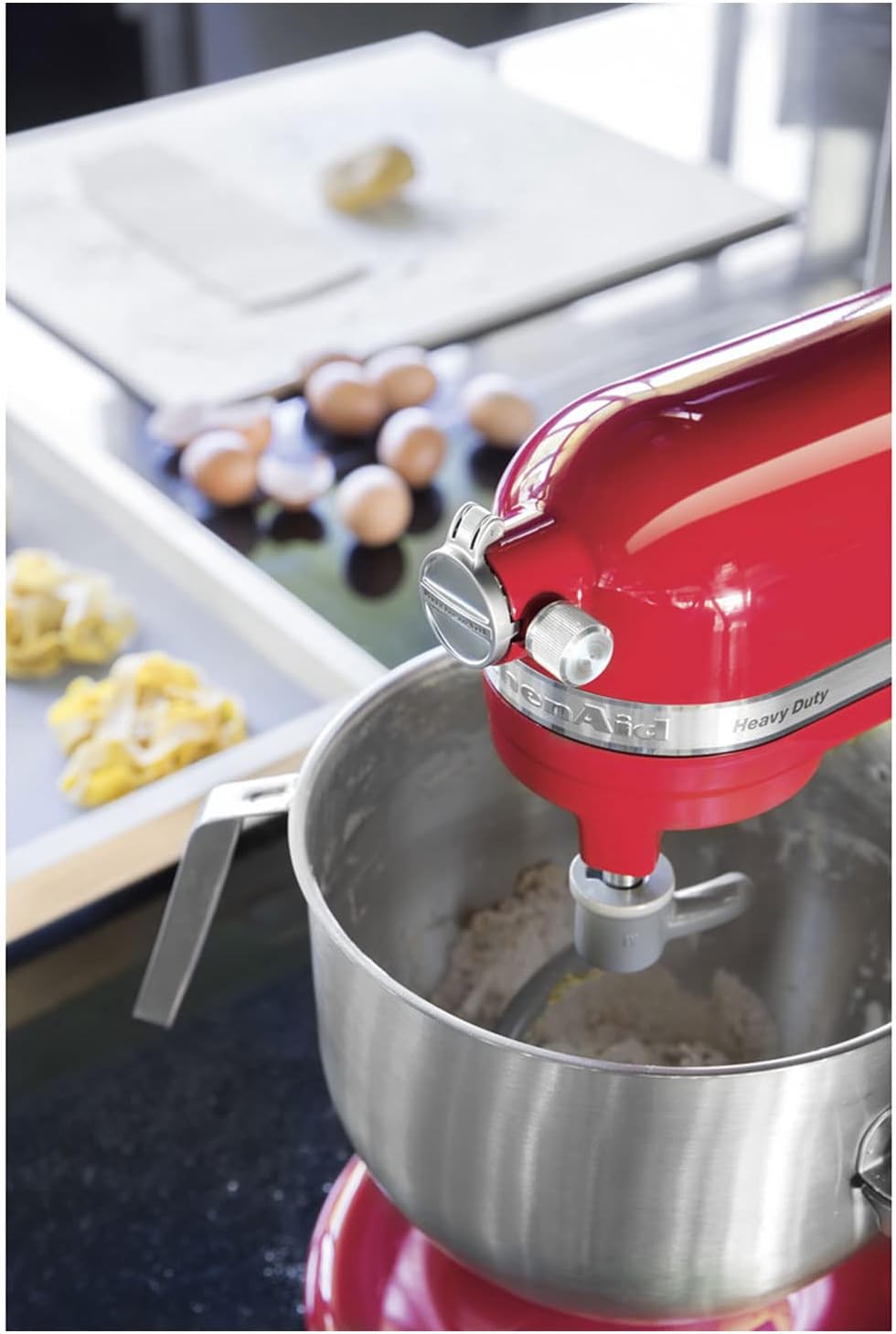 Kitchenaid 5KSM7591XEER Küchenmaschine 1.3 HP Heavy Duty 6,9L, Rot