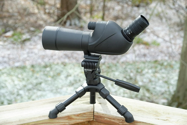 Vanguard VS-82 Ministativ mit Mehrwegeneiger (max 0,5kg) schwarz