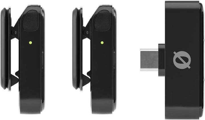 Rode Wireless Micro Drahtloses Mikrofon-System USB-C mit Interview Micro Handadapter und keepdrum Tu