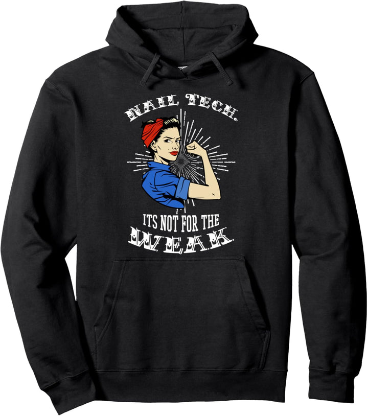 Nail Tech ist nichts für das schwache Nails Artist Makeup Pullover Hoodie