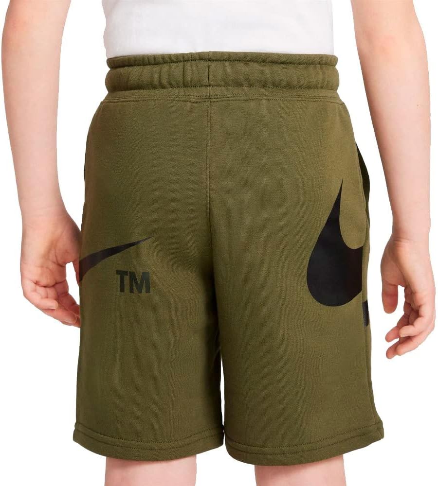 NIKE B NSW Swoosh Shorts Kurze Hose, grün, 16 años