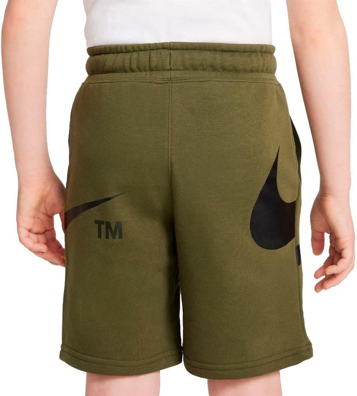 NIKE B NSW Swoosh Shorts Kurze Hose, grün, 16 años