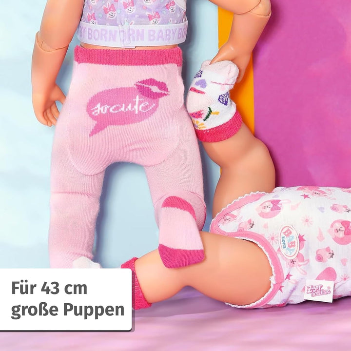 Baby Born Strumpfhose und Socken im Set für 43 cm Puppen, Set Nicht frei wählbar 836064 Zapf Creatio