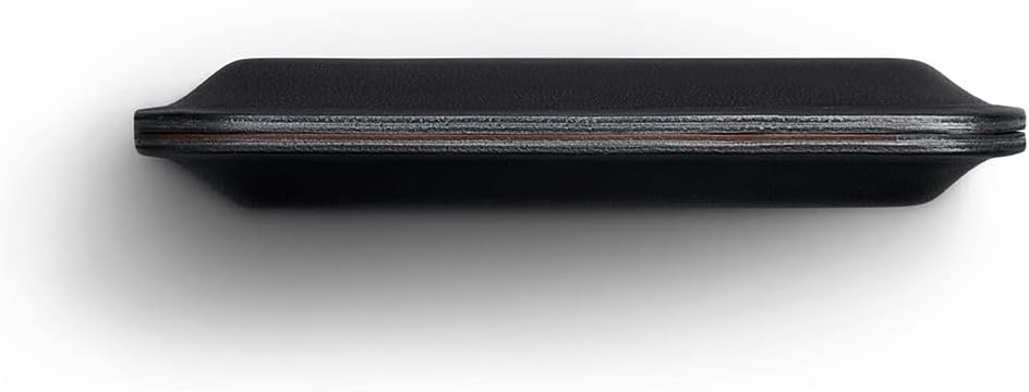 Bellroy Apex Note Sleeve – (Vorgeformte Leder-Brieftasche, RFID-Schutz) - Raven, Raven