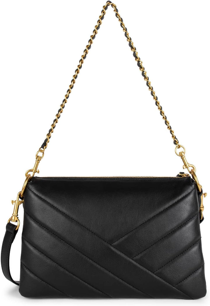 Lancaster Unisex Soft Matelassé Stofftasche Schwarz, Schwarz
