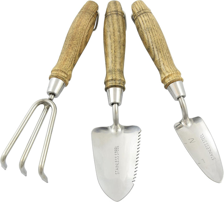 Spear & Jackson POTTING3PS Einpflanz-Werkzeugset, Edelstahl, 3-teilig Potting Tool Set, Potting Tool