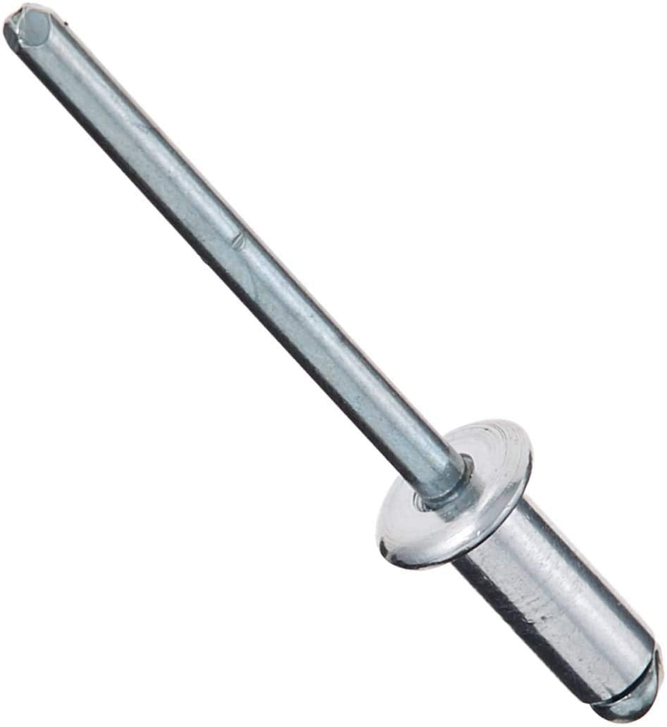 GESIPA | 500x Alu - Blindnieten Ø 4,0 x 10,0mm | Für Materialstärke: 5,0-6,5mm | Nieten in Industrie