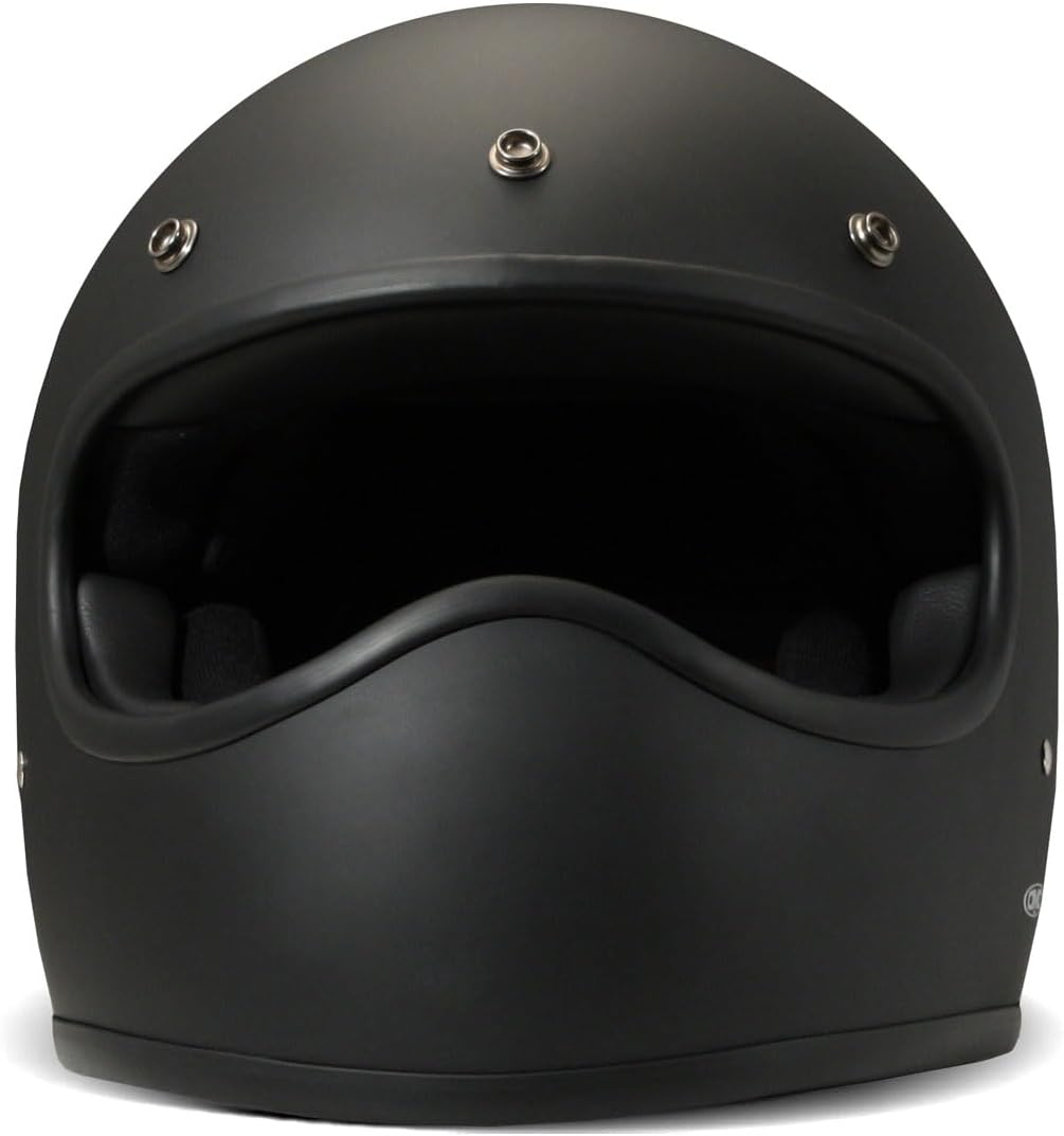 DMD Racer Motorradhelm S Schwarz matt, S Schwarz matt