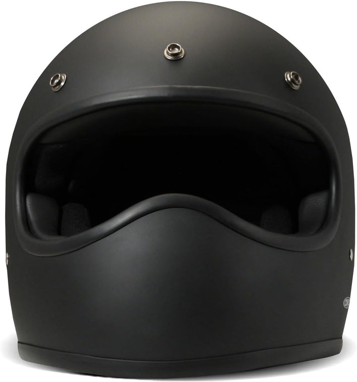 DMD Racer Motorradhelm S Schwarz matt, S Schwarz matt