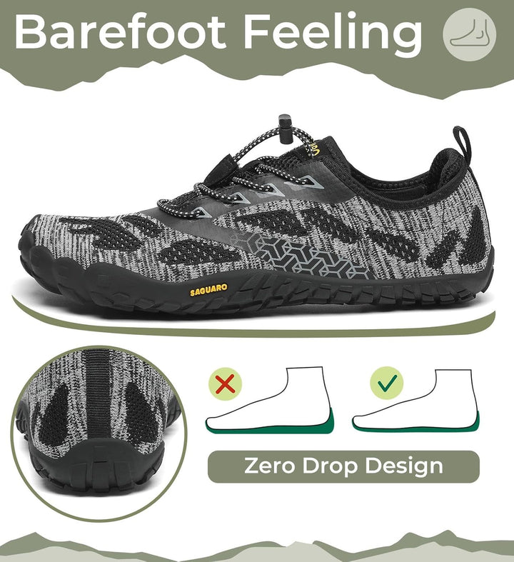 SAGUARO Unisex Barfussschuhe Schnell Trocknend Barfussschuhe Badeschuhe Traillaufschuhe for Outdoor