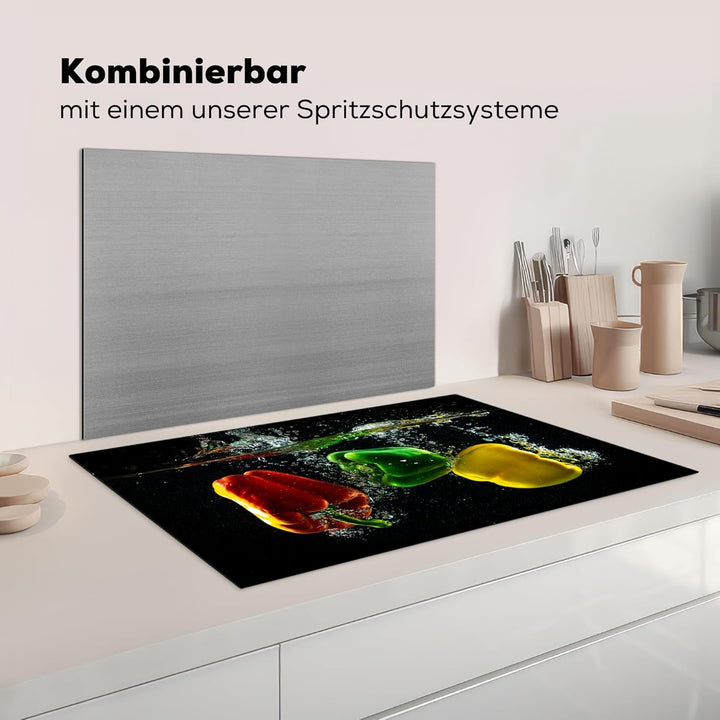 Herdabdeckplatte Einteilig Induktionsmatte Küche Abdeckung Ceranfeld Herd Abdeckplatte Deko Vinyl Ma