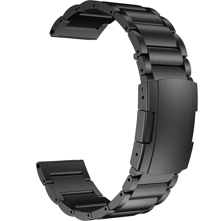 MaKTech Titanband,22mm Leichtes Metall Link Armband,Kompatibel mit Samsung Galaxy Watch 3 45mm/46mm,