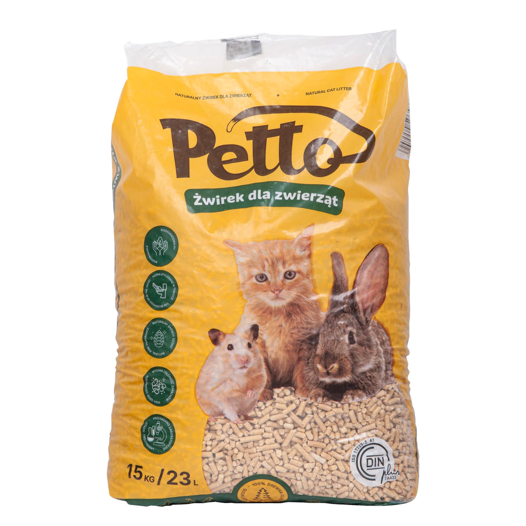 Katzenstreu, Katzenstreu Pellets Holz, Holzpellets Kaninchen für Geruchs und Feuchtigkeitskontrolle,