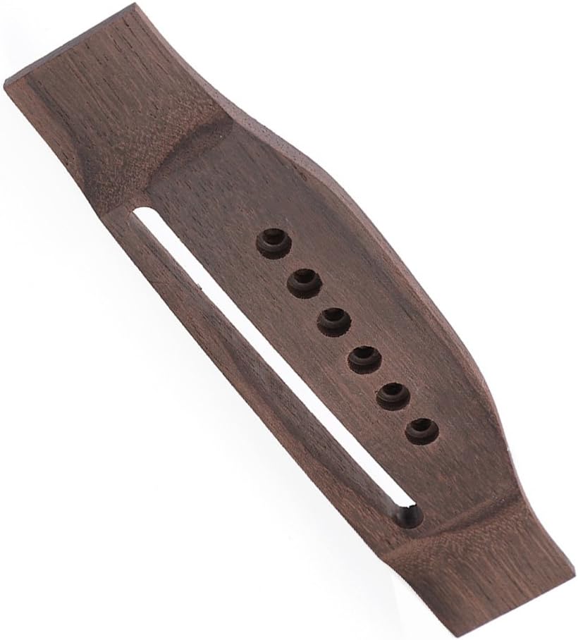 Gitarre Brücke Sattel Mutter Nuss 6 String Holz Akustische Gitarre Brücke Knochen Pins Einstellbare
