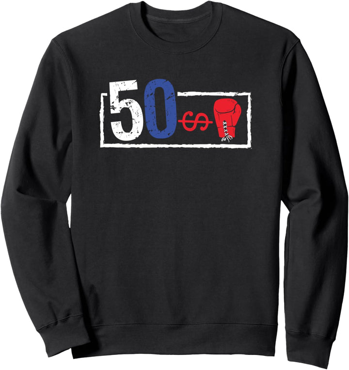 50 Dollar Sign Boxhandschuh Sweatshirt
