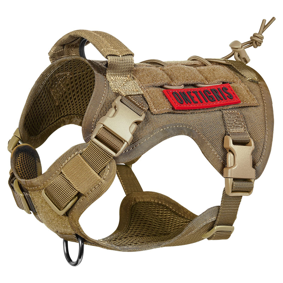 OneTigris Hundegeschirr FIRE Watcher Taktische Hundeweste MOLLE Hundeausbildung Service Hunde Geschi