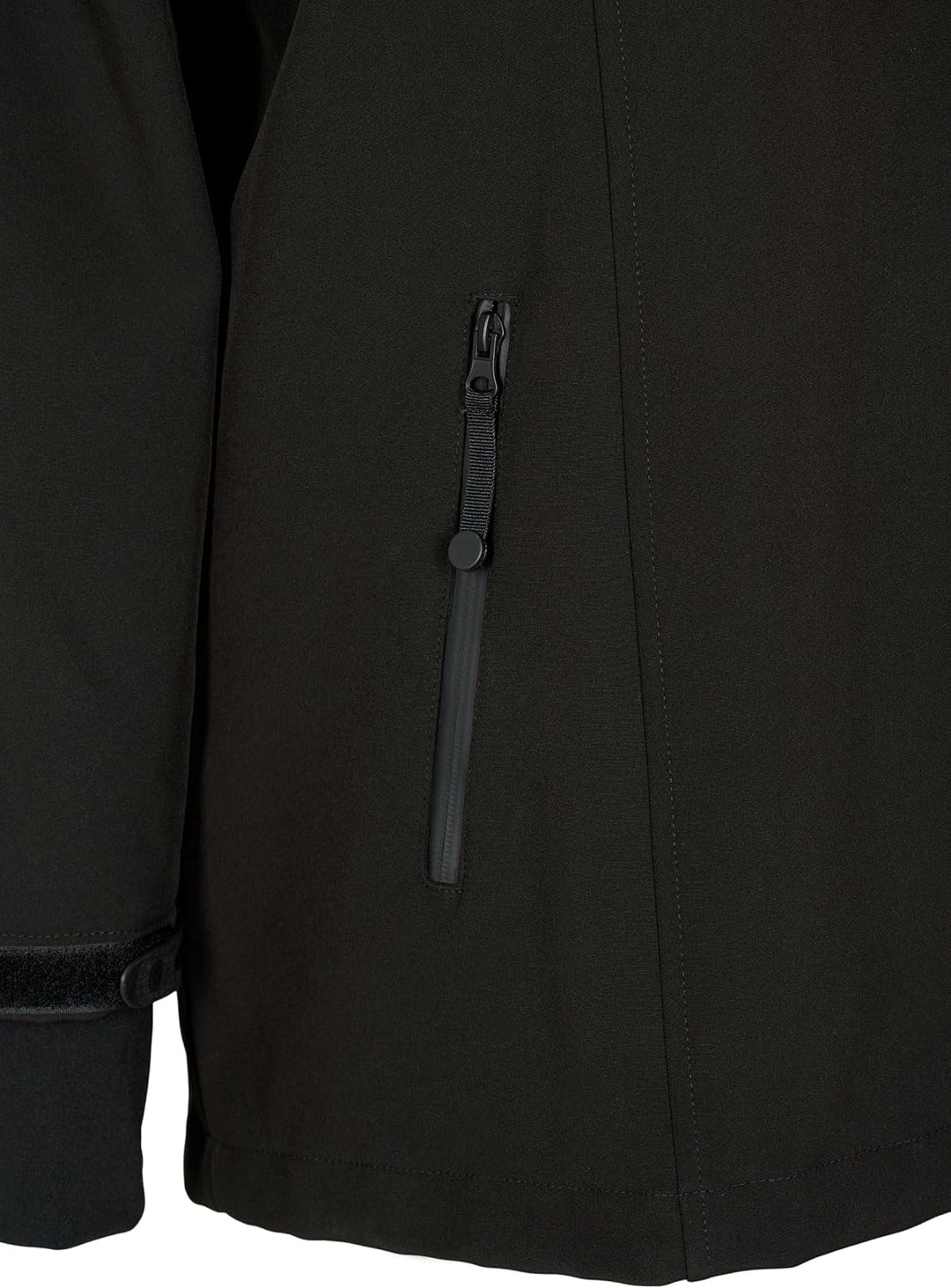 Zizzi Softshelljacke für Damen Grosse Grössen - Übergangsjacke Kurz - Atmungsaktiv, Winddicht &amp; Wass