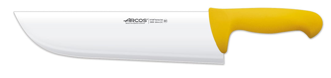 Arcos Serie 2900 - Hackmesser Metzgermesser - Klinge Nitrum Edelstahl 300 mm - HandGriff Polypropyle