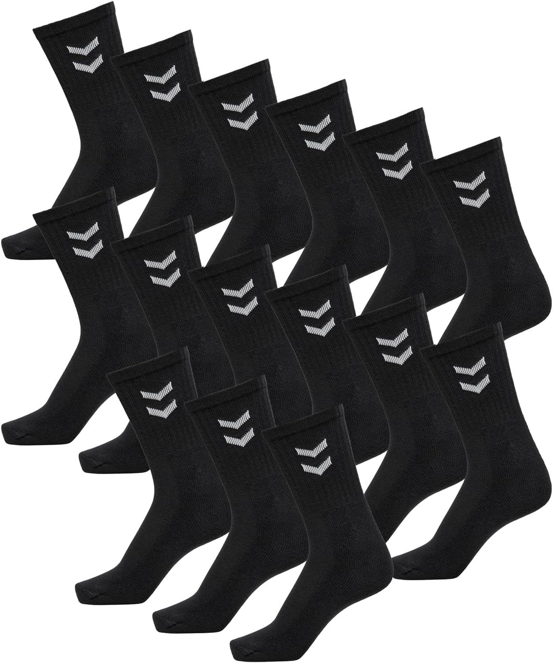hummel Unisex Sportsocken Basic - 15er Pack 32-35 Black (2001), 32-35 Black (2001)