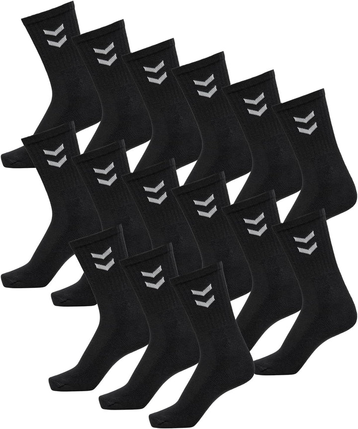 hummel Unisex Sportsocken Basic - 15er Pack 32-35 Black (2001), 32-35 Black (2001)