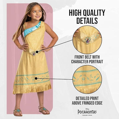 Disguise Disney Offizielles Pocahontas Kostüm Kinder, Indianerin Kostüm Für Mädchen, Erhältlich in S