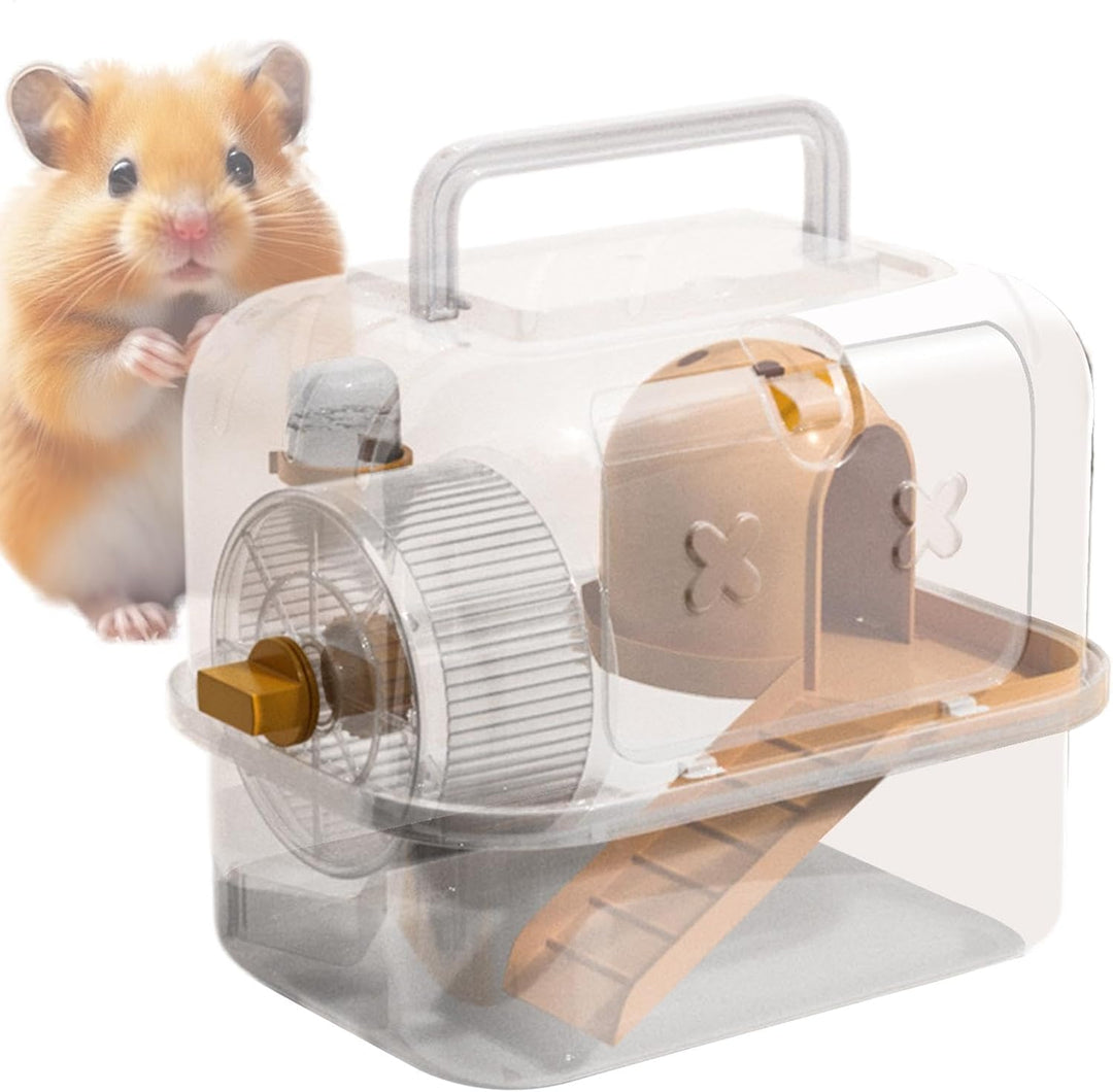 Hamster Transport Käfig, Hamsterreise-Transporter – Entlüftungsauslass für kleine Haustiere | Tragba