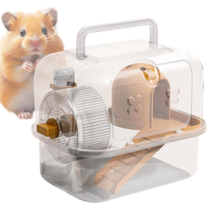 Hamster Transport Käfig, Hamsterreise-Transporter – Entlüftungsauslass für kleine Haustiere | Tragba