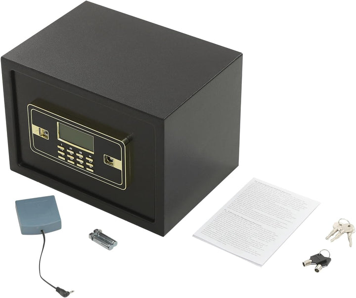 22L/5.8gal Möbeltresor Safe Tresor mit digital Tastatur Elektronischer Tresor Alarmsystem Feuerfest