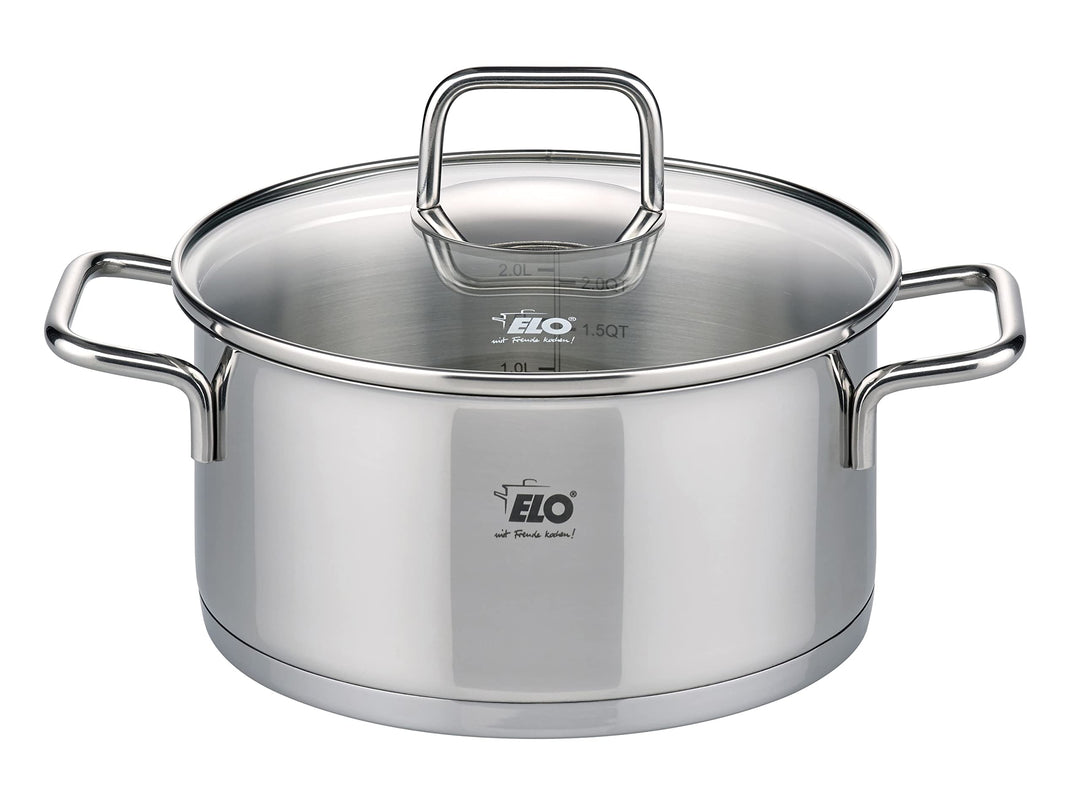 ELO Bratentopf CITRIN (D 20 cm) D 20 cm silber Topf Universaltopf Suppentopf Kochtopf