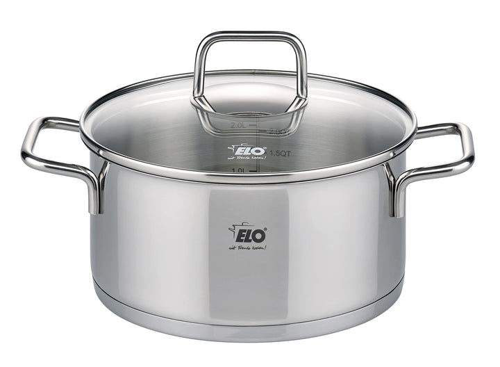 ELO Bratentopf CITRIN (D 20 cm) D 20 cm silber Topf Universaltopf Suppentopf Kochtopf