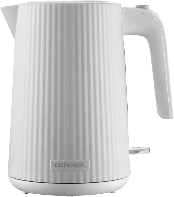 Concept RK2390 Wasserkocher 1,7 l, weiss 1.7 Liter Weiss, 1.7 Liter Weiß