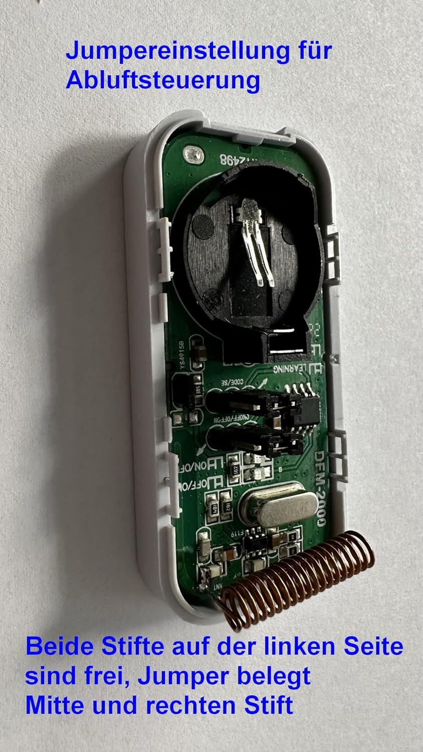 DIW-Funk Abluftsteuerung PA-513 SPARSET Fensterkontaktschalter DFM-2000 + PowerStecker DSR-2300 + 12