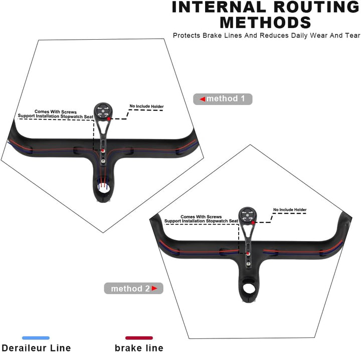 RXL SL rennrad lenker carbon 1-1/4"rennrad lenker drop bar integrierte carbon lenker 1-1/8"internes