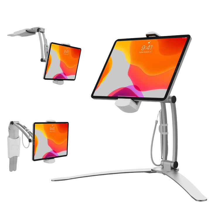 2-in-1-Küchenhalterung von CTA Digital für iPad Air / iPad mini / Surface / 7”–12" Tablets (PAD-KMS)