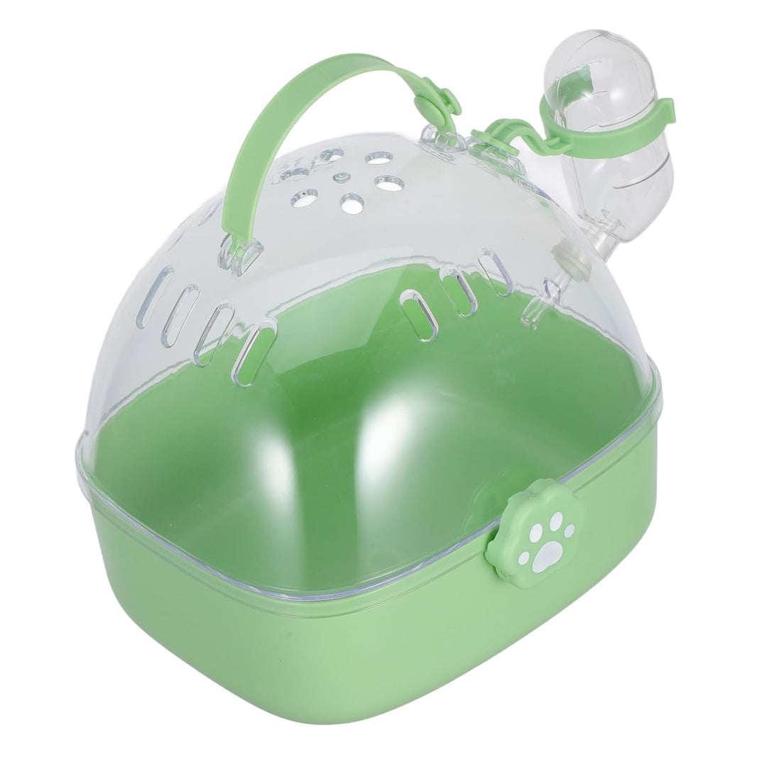 Toyvian Hamsterkäfig Aus Abs-Material Mit Wasserflasche Tragbare Transportbox Für Kleine Haustiere B