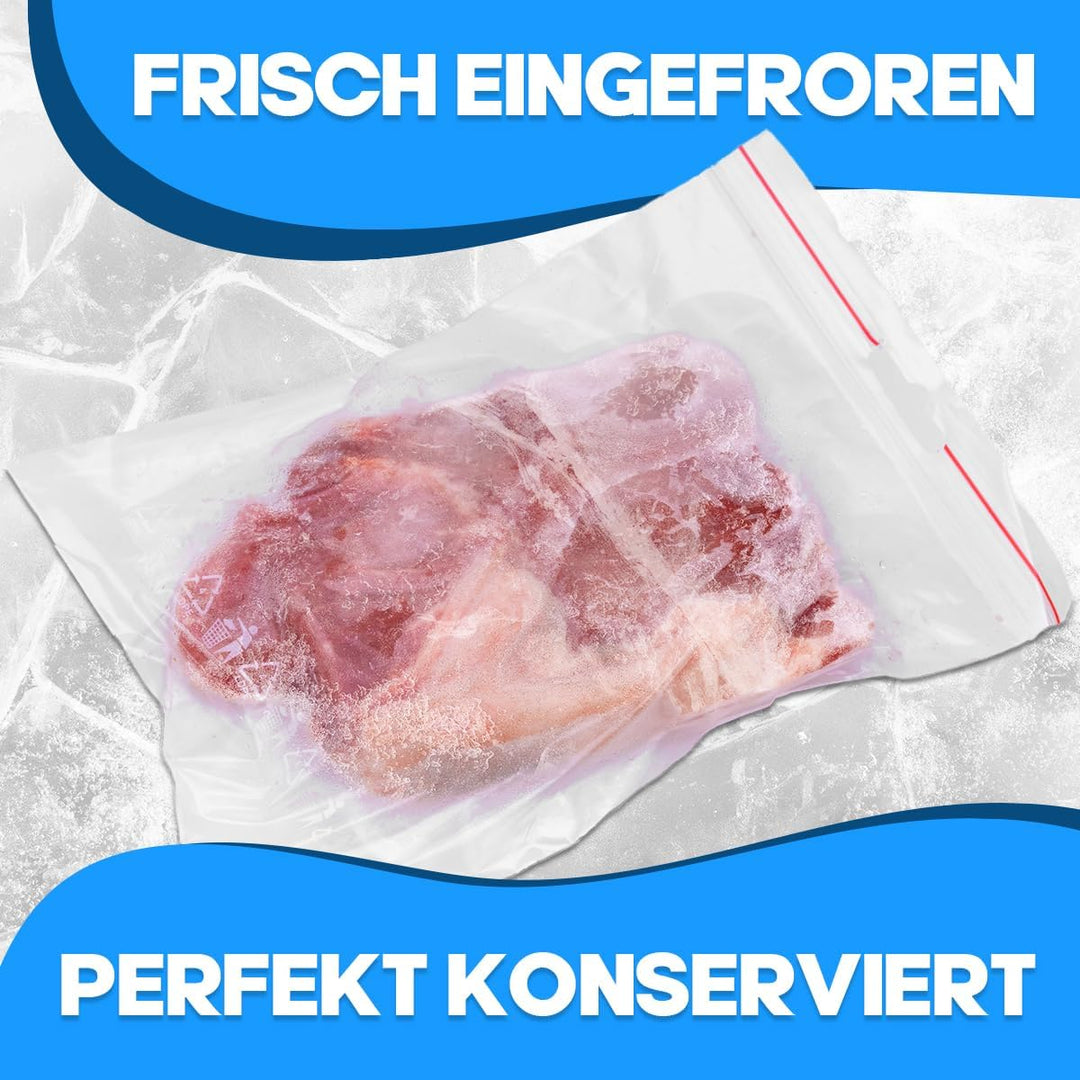 verpacking Druckverschlussbeutel 300 x 400 mm Transparent 50 mµ Polybeutel Zip-Beutel Wiederverschli
