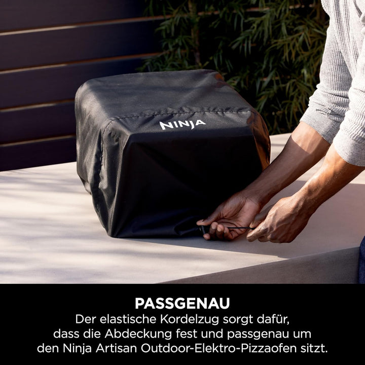 Ninja Artisan Outdoor-Pizzaofen-Abdeckung, Kordelzug, wasserabweisend, lichtecht, offizielles Ninja