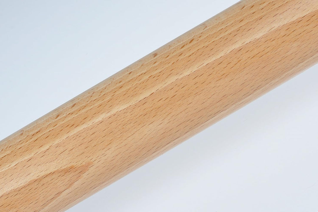Ballettstange Holz Wandhalter Edelstahl Wandabstand 20cm Profiqualität Edelstahl gebürstet 1.2 Meter