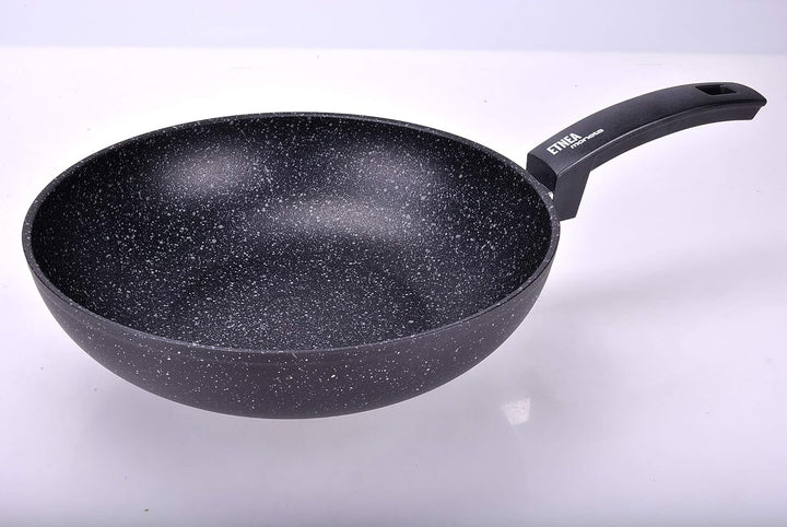 Moneta Etnea Wokpfanne 28 cm, Aluminum, Schwarz, 28 cm Standard 28cm, Standard 28cm