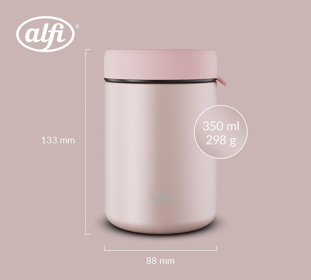 alfi ISO FOOD MUG Thermobehälter 0,35 l, 5 h heiss, pastel rose Pastel Rose Mat, Pastel Rose Mat