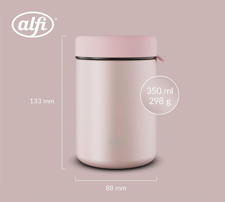 alfi ISO FOOD MUG Thermobehälter 0,35 l, 5 h heiss, pastel rose Pastel Rose Mat, Pastel Rose Mat
