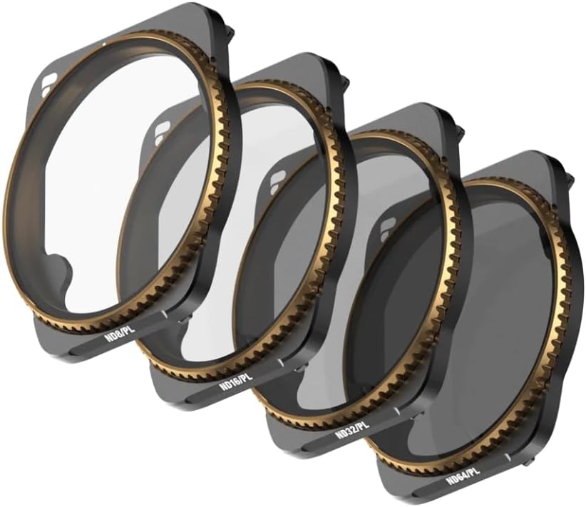 PolarPro - DJI Air 3 Vivid Collection (ND8/PL, ND16/PL, ND32/PL, ND64/PL) - Neutraldichtefilter-Set