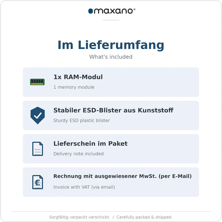 Maxano 8GB RAM kompatibel mit Synology DiskStation DS220+ (PC4-21300 SO-DIMM Arbeitsspeicher), 8GB