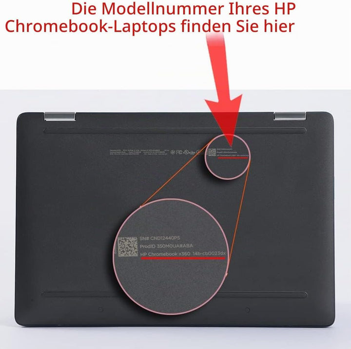 mCover Hartschalenkoffer Kompatibel mit 14 Zoll HP Chromebook X360 14A-CAxxxx Series Laptops (Nicht