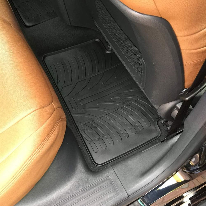 Gledring Satz Gummimatten kompatibel mit Peugeot 508 2011-2018 (T Profil 4-teilig + Montage-Clips) F